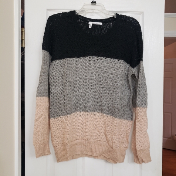 10 Crosby Derek Lam Colorblock Knit Sweater - Picture 7 of 13